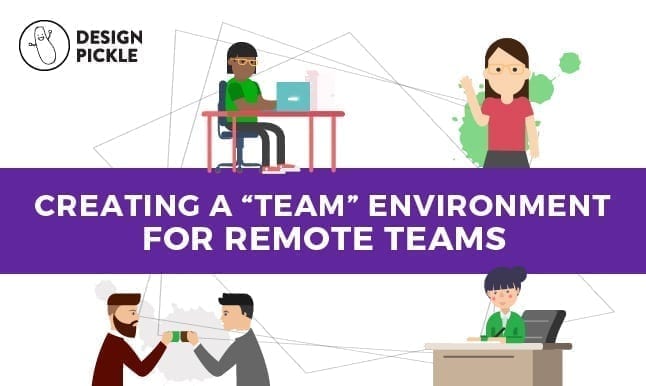 featured image for creating a team environment for remote teams