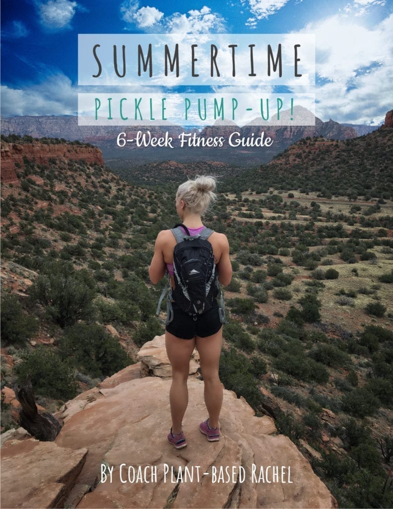 image of the cover of Summertime Pickle Pump-Up, the 77-page ebook Rachel created with Design Pickle