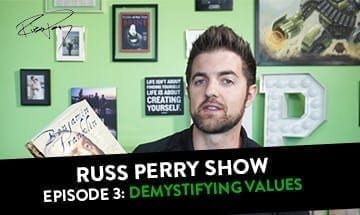 thumbnail image of the russ perry show episode 3: demystifying value