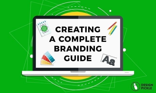 featured image for creating a complete branding guide ebook