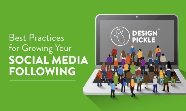 featured image for best practices for growing your social media following