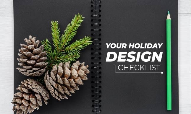 Holiday Christmas design checklist