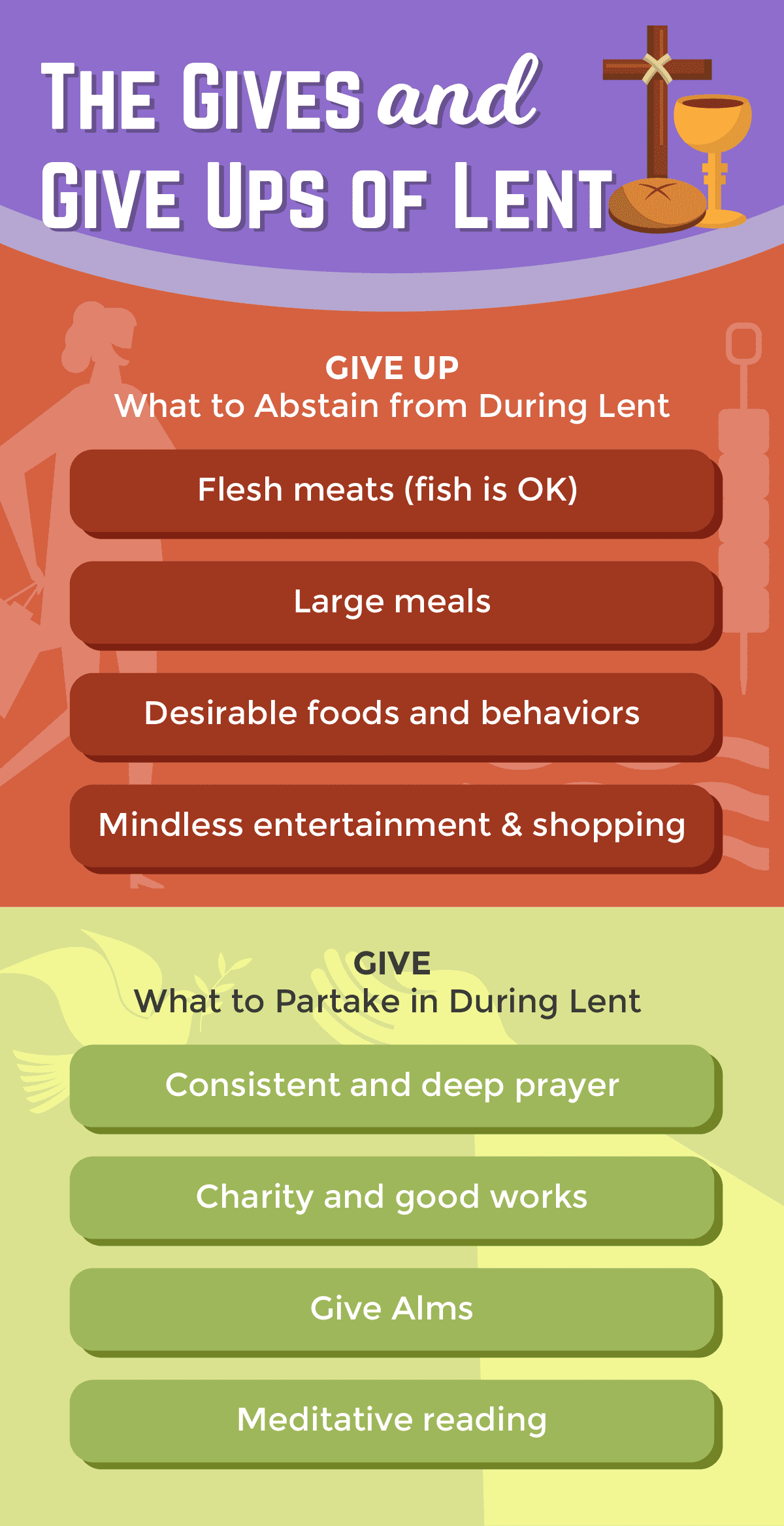 church graphic design ideas #3 - infographic about lent