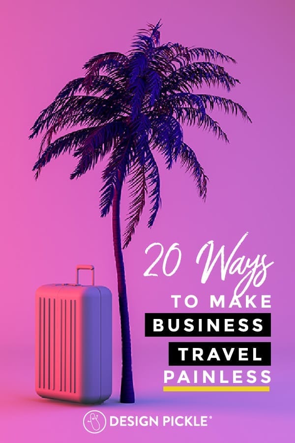 20 Ways to Make Business Travel Painless on Pinterest