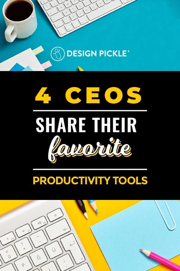 4 CEO's share their favorite productivity tools on pinterest