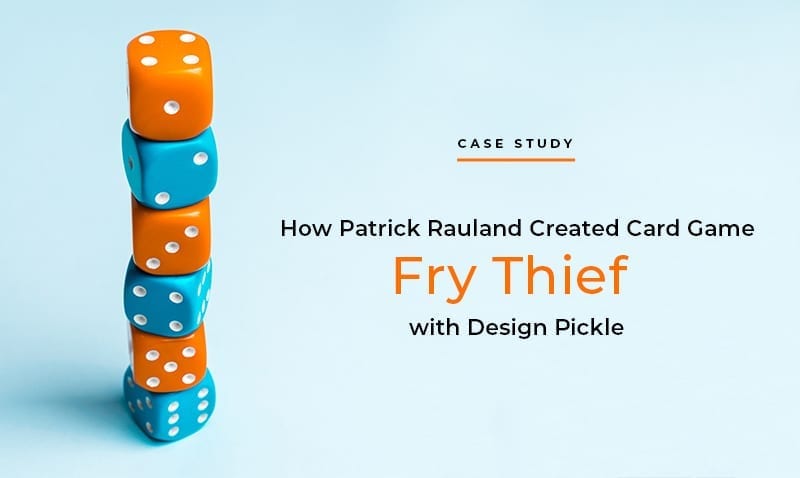 How Patrick Rauland Created Card Game Fry Thief with Design Pickle