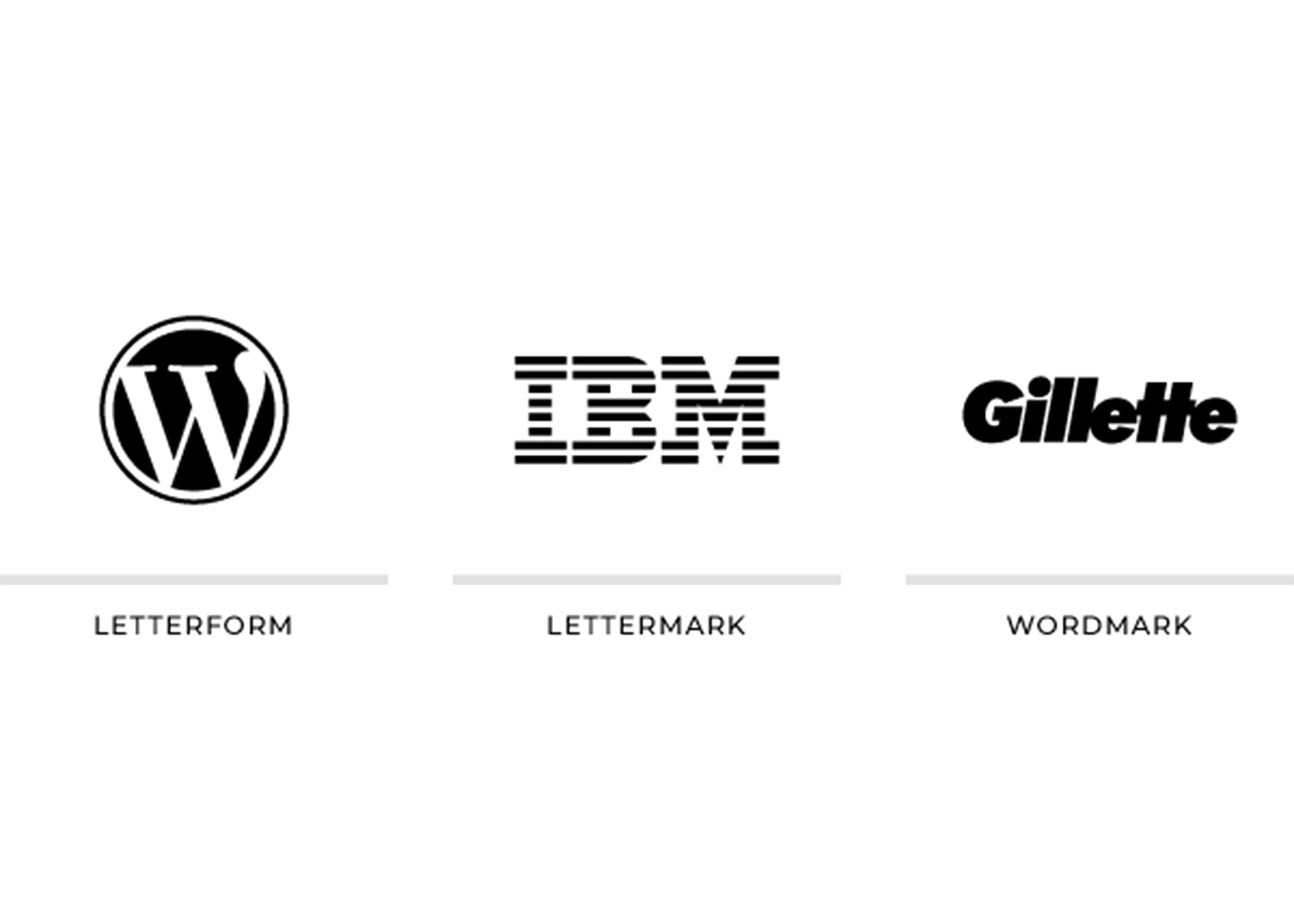word-driven logo examples