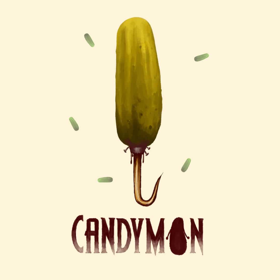 Candyman movie poster using Custom Illustrations