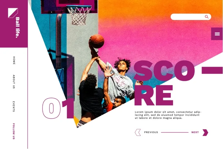 basketball-landing-page-design